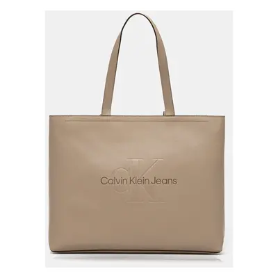 Calvin Klein Jeans kézitáska bézs, K60K612222