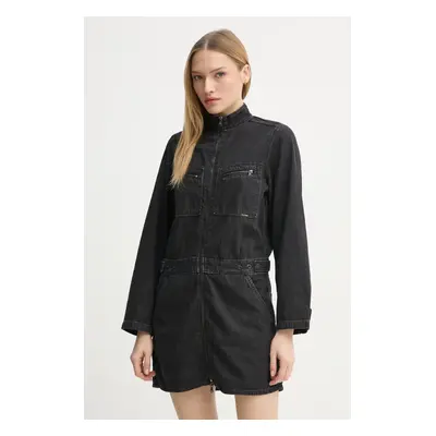 G-Star Raw farmerruha fekete, mini, testhezálló, D25363-D540