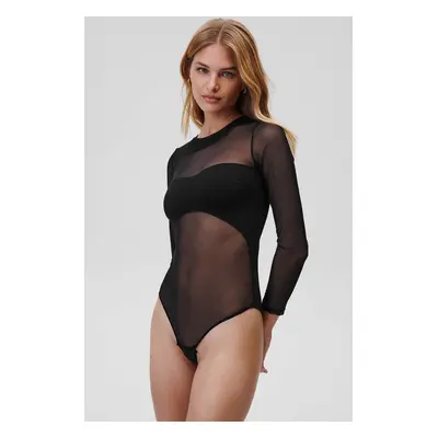 Undress Code body No Promises Bodysuit fekete, sima