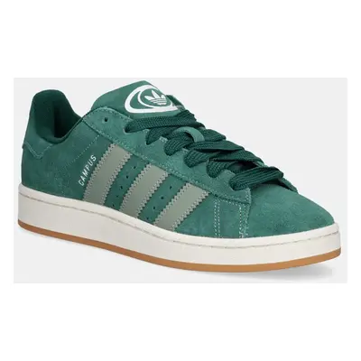 adidas Originals velúr sportcipő Campus 00s zöld, JH8794