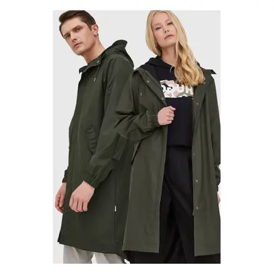 Rains esődzseki Fishtail Parka zöld, átmeneti