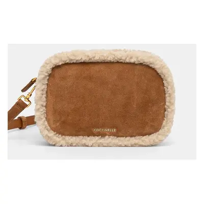 Coccinelle kézitáska TEBE ECO SHEARLING barna, E5 RNS I1