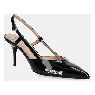 Love Moschino tűsarkú fekete, JA10627G1MIH0000