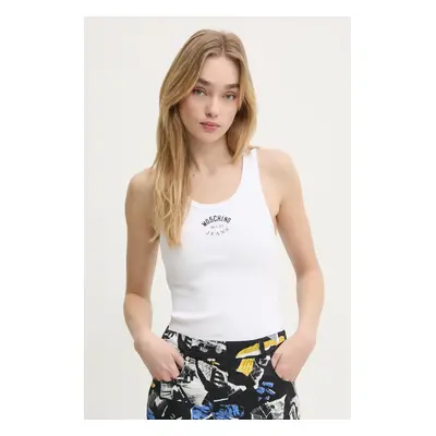 Moschino Jeans top női, fehér, 3230