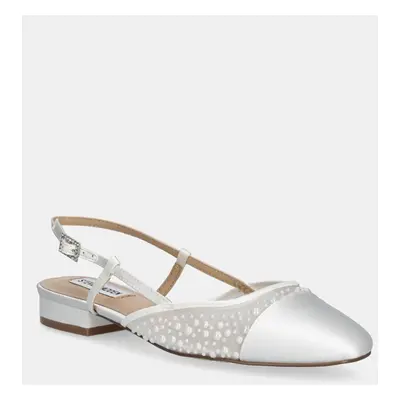 Steve Madden balerina Belinda-P fehér, nyitott sarokkal, SM11003665