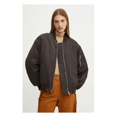 Ivy Oak bomber dzseki női, barna, átmeneti, oversize, IO119104