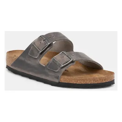 Birkenstock nubuk papucs Arizona szürke