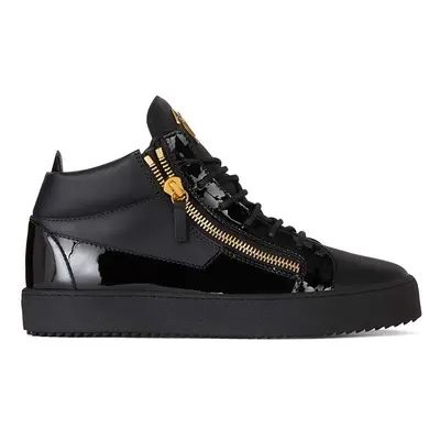 Giuseppe Zanotti bőr sportcipő May London fekete, RU00011.003