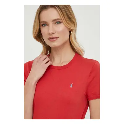 Polo Ralph Lauren t-shirt női, piros