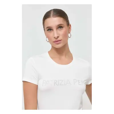 Patrizia Pepe t-shirt női, fehér