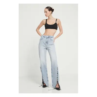 Karl Lagerfeld Jeans farmer női, magas derekú