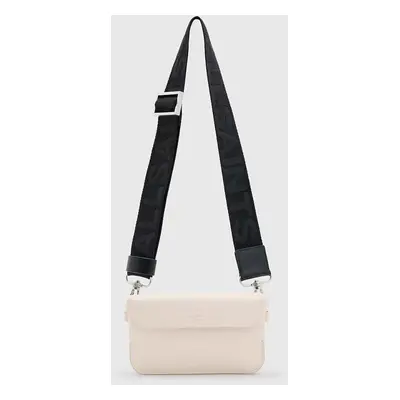 AllSaints bőr táska ZOE CROSSBODY bézs, W312XB