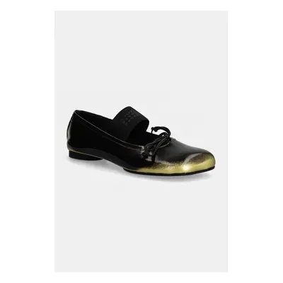 MM6 Maison Margiela balerina fekete, S59WZ0099.P7979