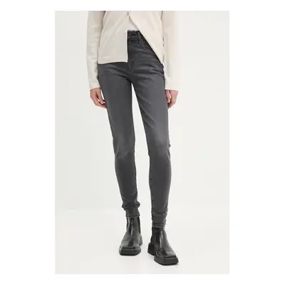 Levi's farmer HIGH RISE SKINNY fekete, női