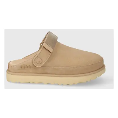 UGG velúr papucs Goldenstar Clog bézs