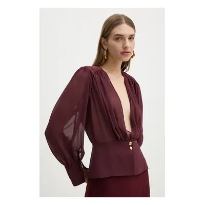 Elisabetta Franchi ing női, bordó, regular, CA07947E2