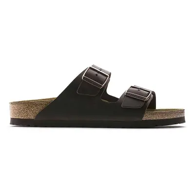 Birkenstock bőr papucs Arizona barna, női