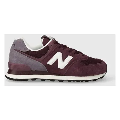 New Balance sportcipő bordó, U574ABO