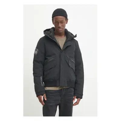 Superdry rövid kabát férfi, fekete, téli, M5011908A-02A