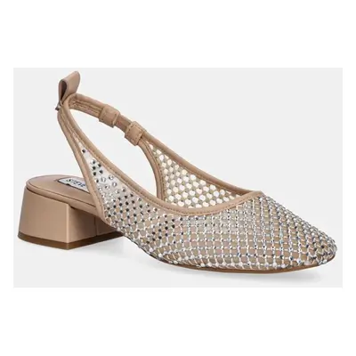 Steve Madden körömcipő Smitten bézs, magassarkú, nyitott sarokkal, SM11003213