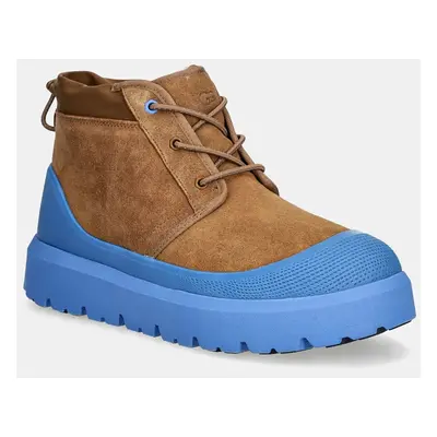 UGG velúr cipő Neumel Weather Hybrid barna, férfi, 1143991-CBG