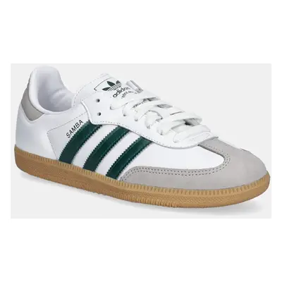 adidas Originals bőr sportcipő Samba OG fehér, JI2724