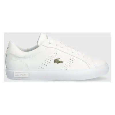 Lacoste bőr sportcipő Powercourt 2.0 Leather fehér, 47SFA0072