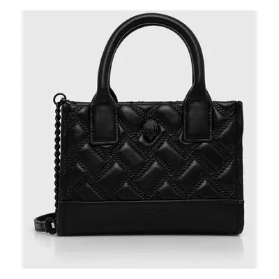 Kurt Geiger London bőr táska KENSINGTON SQ TOTE DR fekete