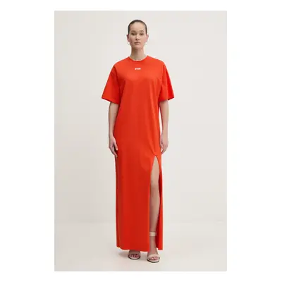 MSGM ruha piros, maxi, egyenes, 3841MDA83.257002