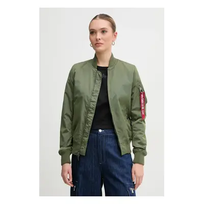 Alpha Industries bomber dzseki MA-1 TT 1 női, zöld, átmeneti