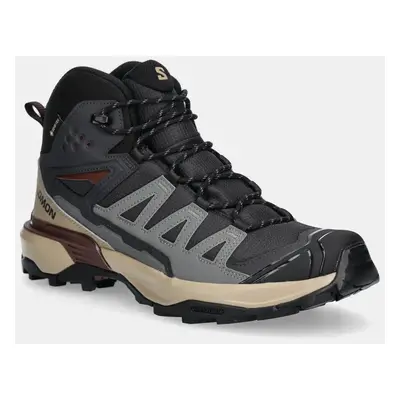 Salomon cipő X Ultra Mid GTX szürke, férfi, enyhén téliesített, L47743300