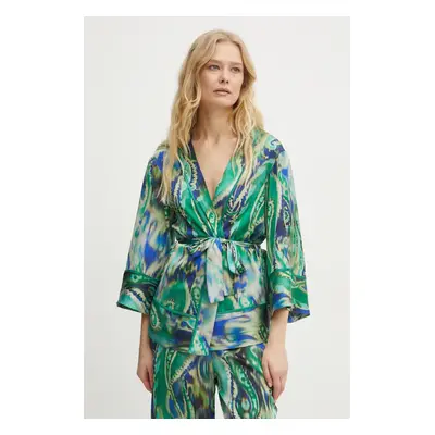 Simona Corsellini kimono bézs, mintás, P25CPGI012