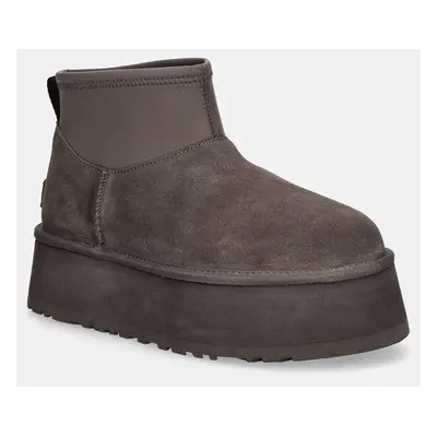 UGG hócipő Classic Mini Dipper szürke, 1168170-THND