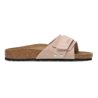 Birkenstock bőr papucs Oita rózsaszín, női