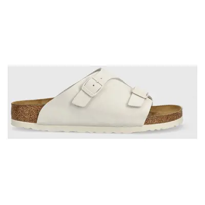 Birkenstock papucs velúrból Zurich szürke, női