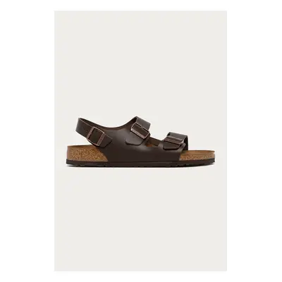 Birkenstock szandál Milano barna, férfi