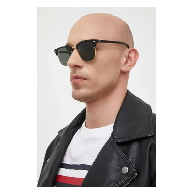 Ray-Ban szemüveg CLUBMASTER fekete, 0RB3016