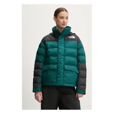 The North Face rövid kabát Limbara női, zöld, téli, NF0A89G96GI1