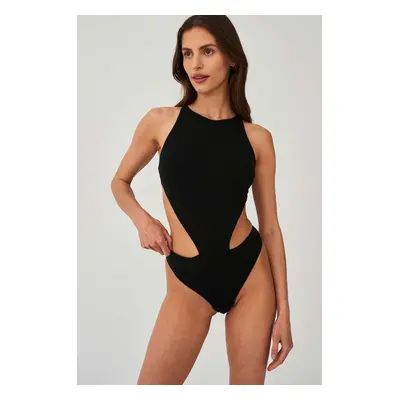 Undress Code body Naked Instinct Bodysuit fekete, sima