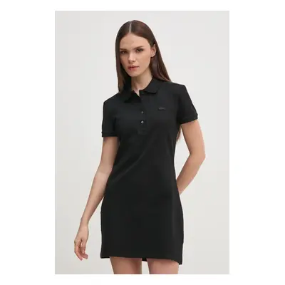 Lacoste ruha fekete, mini, egyenes