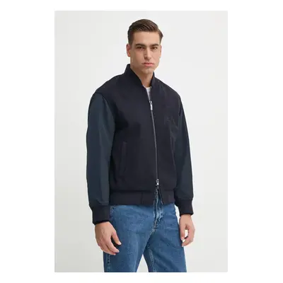 Armani Exchange bomber dzseki férfi, sötétkék, átmeneti, oversize, 6DZB32 ZN5PZ