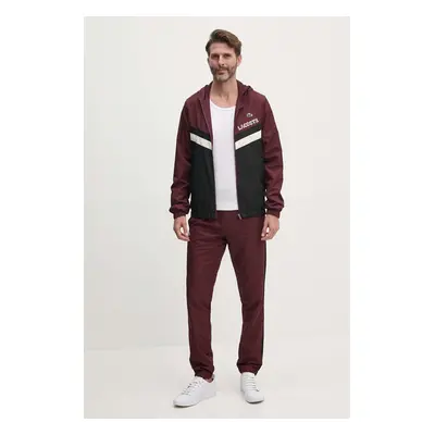 Lacoste melegítő szett bordó, férfi, WH4241