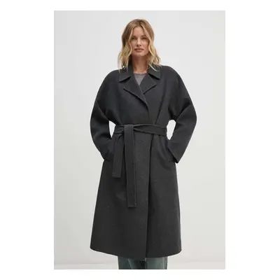 Calvin Klein kabát női, szürke, téli, oversize, 00040WL571