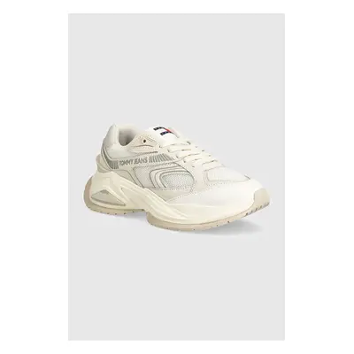 Tommy Jeans sportcipő TJW TRENDY RETRO RUNNER fehér, EN0EN02550