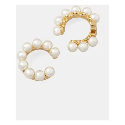 Tory Burch fülbevaló Kira Pearl Ear Cuff Set db