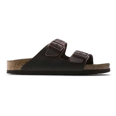 Birkenstock bőr papucs Arizona barna, női