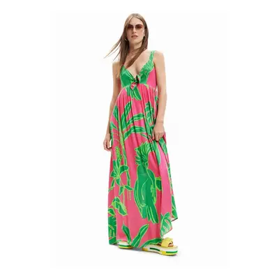 Desigual ruha rózsaszín, maxi, oversize