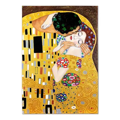 olajfesték reprodukció Gustav Klimt, Pocałunek x cm