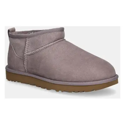 UGG velúr hócipő Classic Ultra Mini lila, 1116109-SGRP