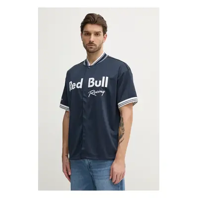 Red Bull Racing x Pepe Jeans ing RBR SPORTS JERSEY férfi, sötétkék, relaxed, RM540014